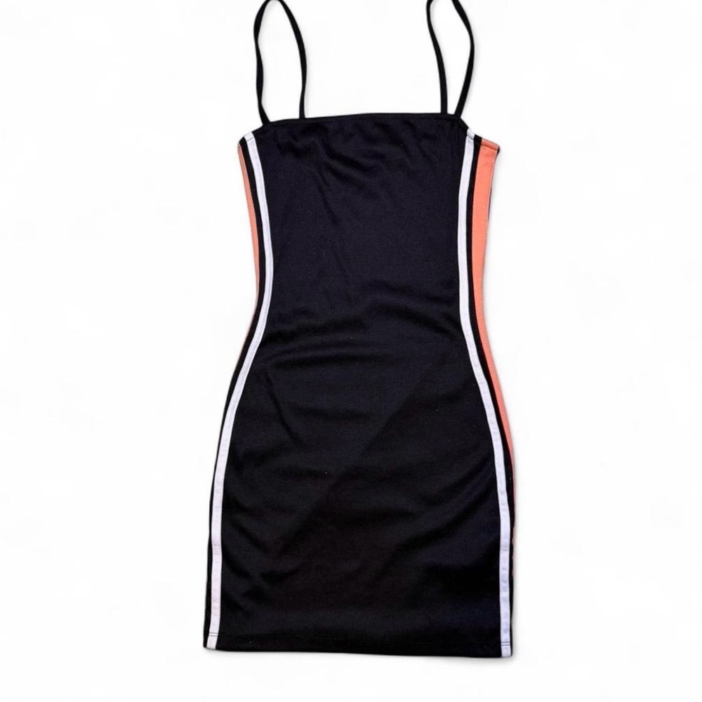 Black and Orange Women's Dress